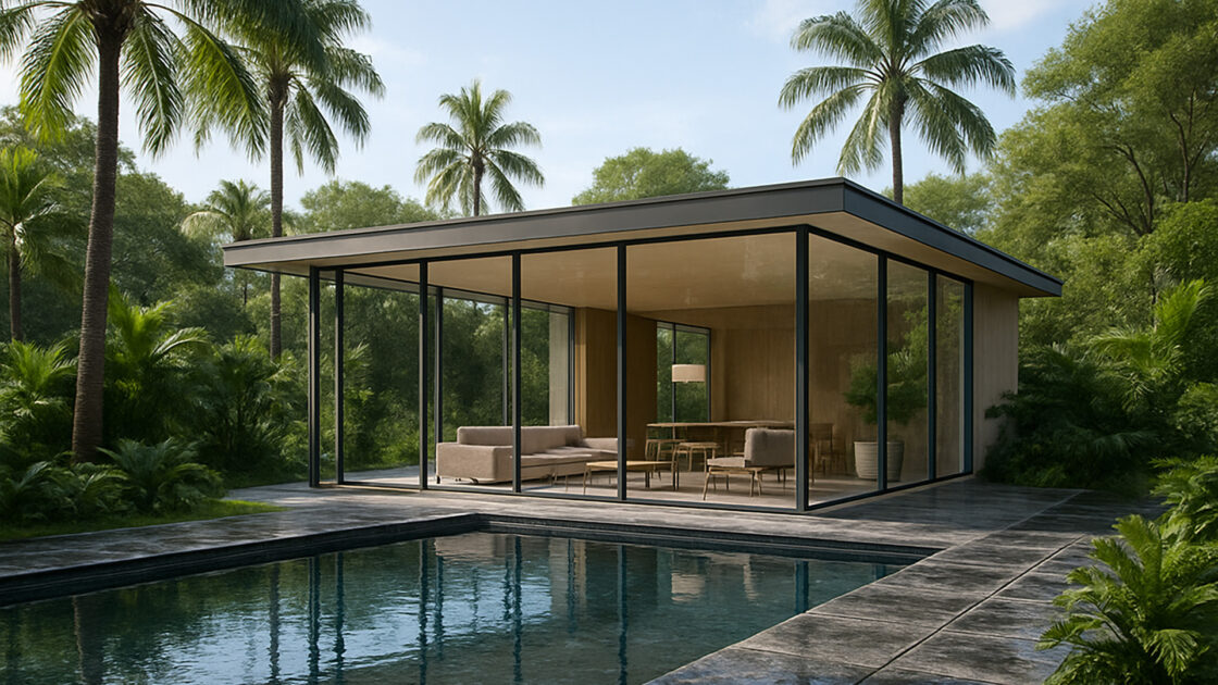 Modern Glass Villa